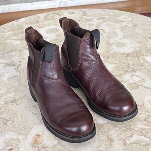 Canada West Leather Romeo Style Slip On Ankle Boots Made in Canada
